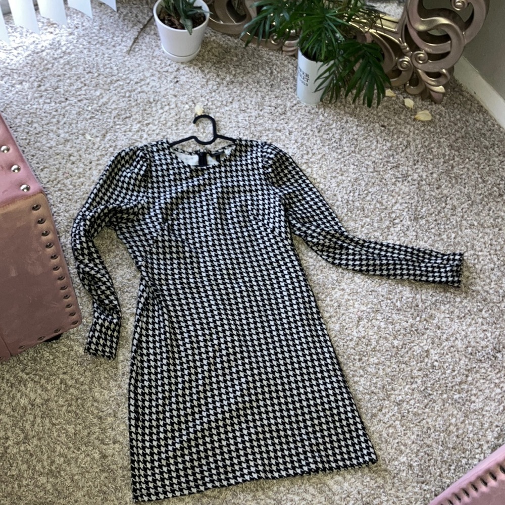 Black and white dress